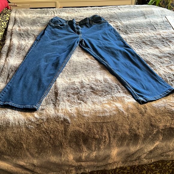 Blair Denim Elastic Back Jeans SZ 14 - Picture 1 of 12